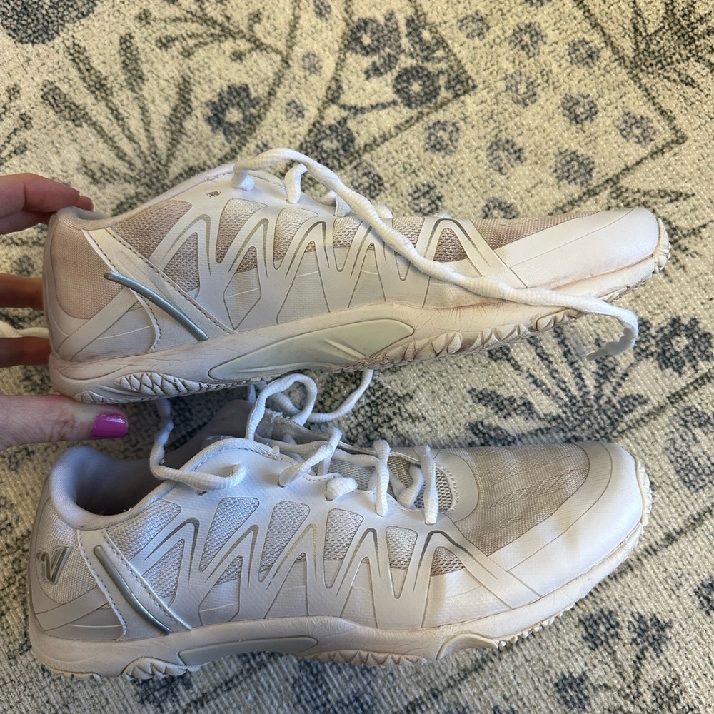 Varsity white cheer shoes size 9